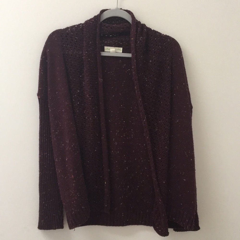 Burgundy Knit Sweater